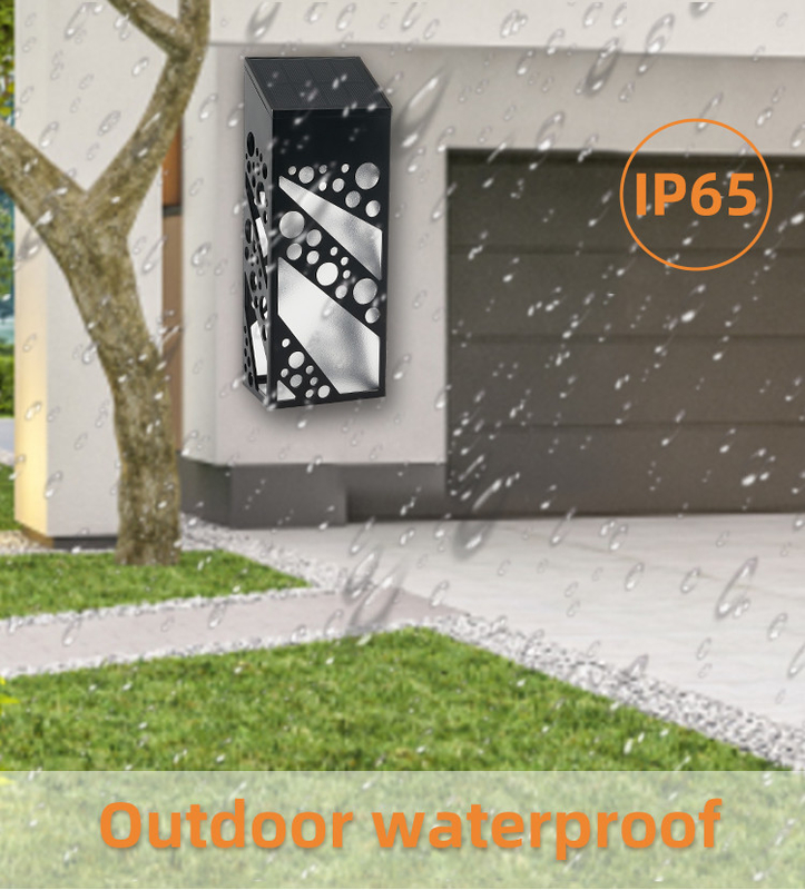 Luce solare della parete di rettangolo impermeabile di alta qualità IP65 per la decorazione all'aperto