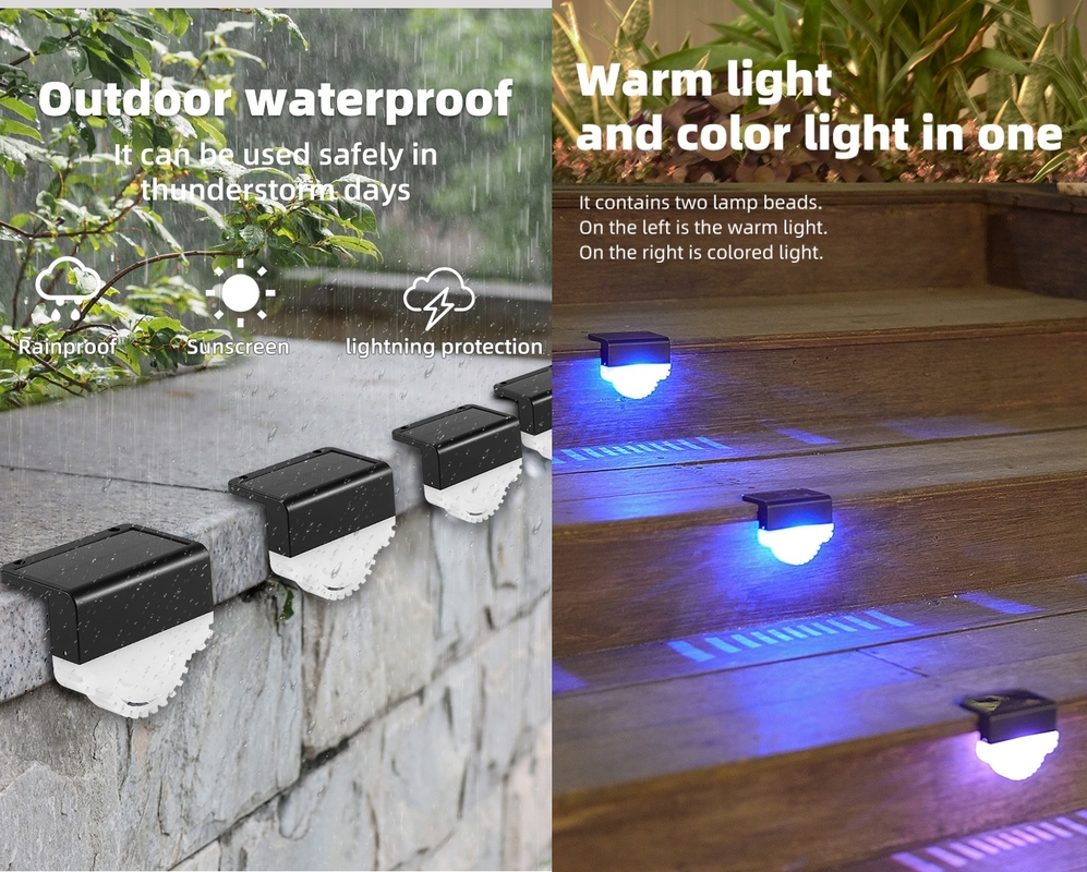 Il giardino solare impermeabile IP65 accende la mini luce all'aperto del recinto della decorazione per la scala del parco