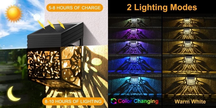 Il recinto solare di progettazione unica del modello accende la luce durevole del giardino del LED del waterprooof all'aperto di illuminazione