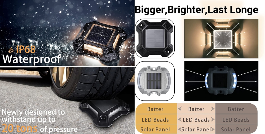 Luce solare impermeabile della piattaforma di rettangolo per le luci all'aperto del garage LED del marciapiede di via