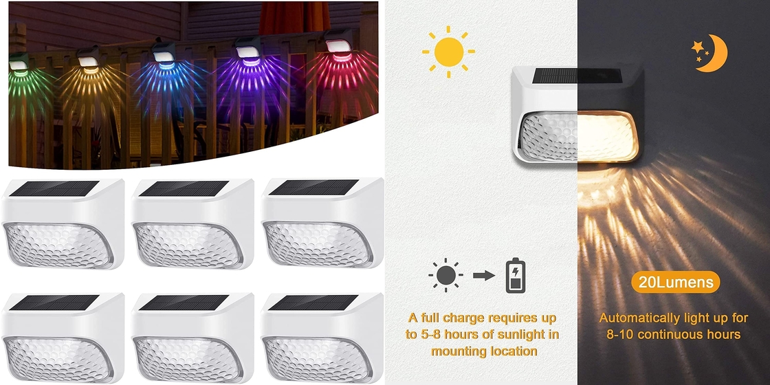 Giardino LED che accende le lampade ambientali decorative del recinto della luce solare di Lights Garden Wall