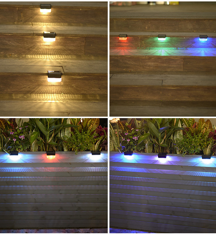 Il giardino alimentato solare impermeabile decorativo accende la luce solare della scala LED della luce della lampada da parete