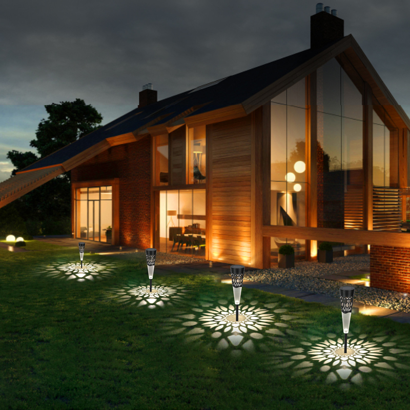 Prato inglese all'aperto di Constant Bright Landscape Path For delle luci del pannello solare decorativo di RGB