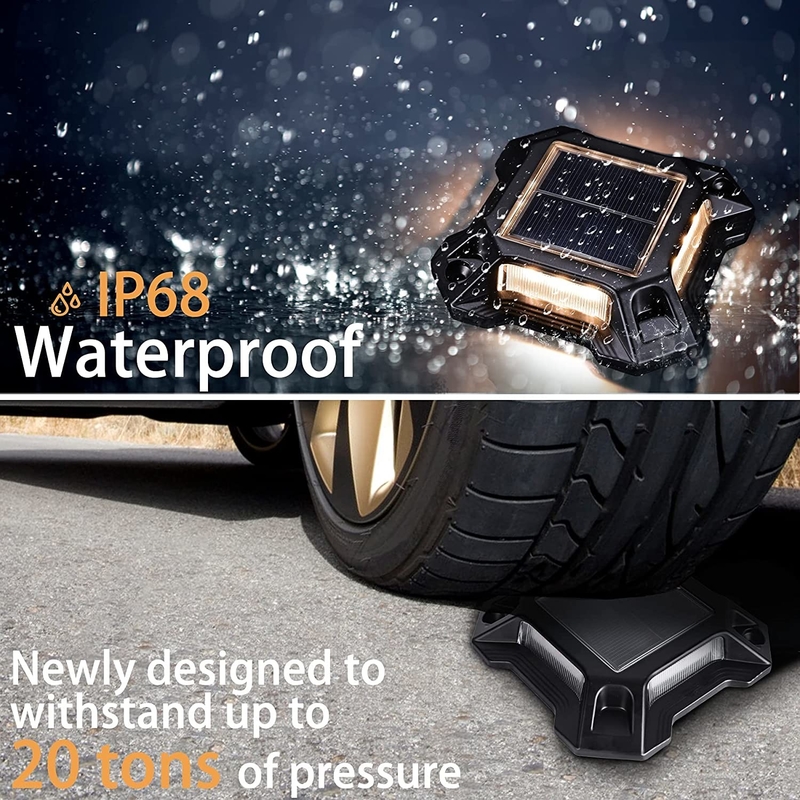 Punto all'aperto del LED Marine Solar Dock Light Warning per la strada privata 123*123*23 millimetro