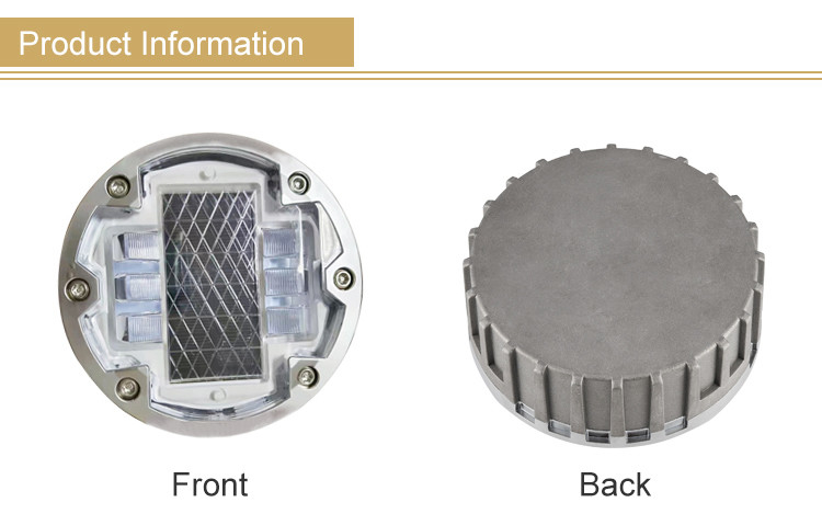 143 perni solari solidi impermeabili della strada di dimensione IP68 la fusion d'alluminio 1200mah per all'aperto