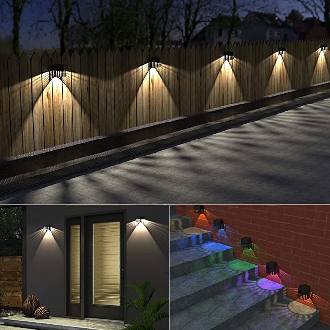 IP65 impermeabile all'aria aperta luce solare per il recinto per la decorazione del prato del giardino
