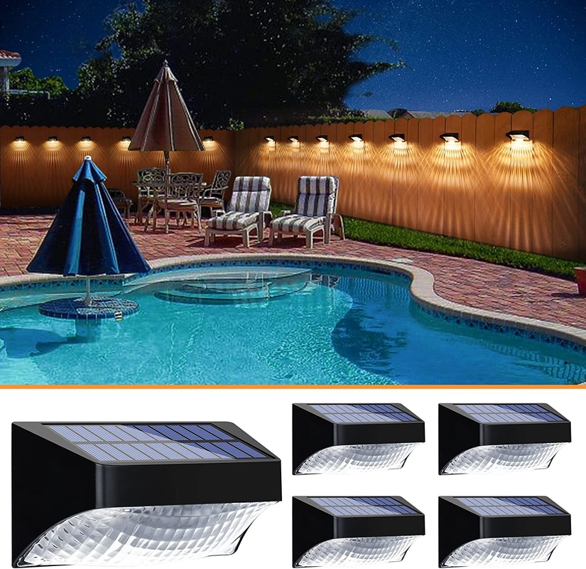Lampada solare per giardino stradale cortile luce decorativa a energia solare lampada a LED a muro lampada di recinzione esterna