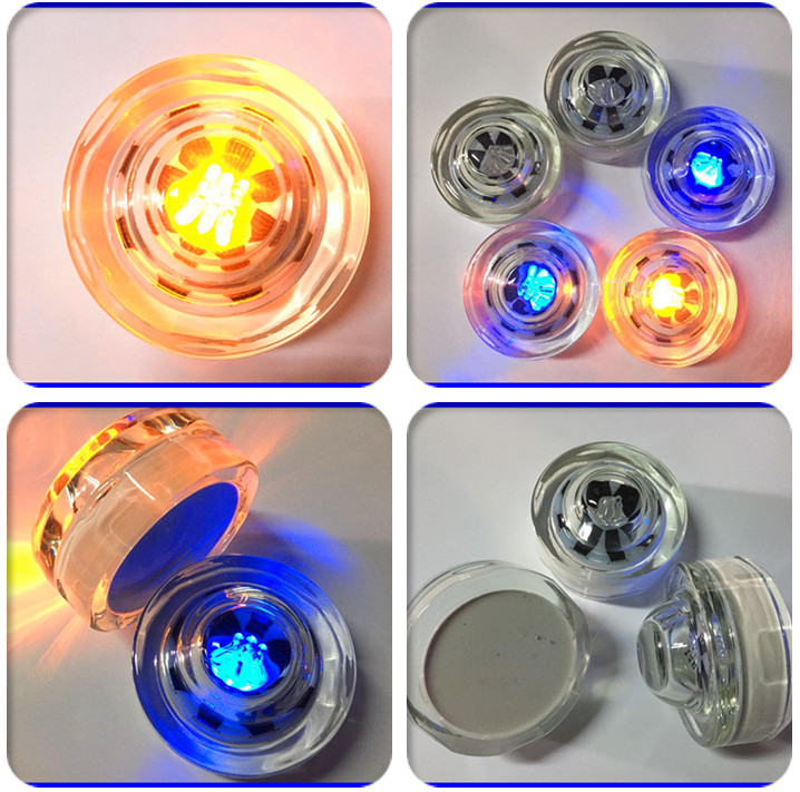 Ip68 Acque resistenti a luce solare LED Strada Stud Decorazione paesaggistica Luce solare luce sotterranea