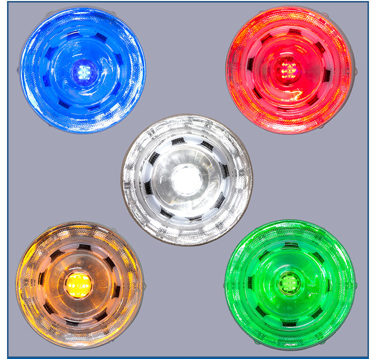 Acque resistenti occhi di gatto Traffico Strobe illuminazione Led Outdoor Road Stud Solar Safety Pathway lampadine flash
