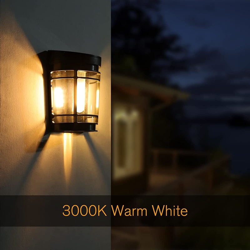 Luce di recinzione solare all'aria aperta a LED Decorative Lampade da giardino solare per cortile del patio