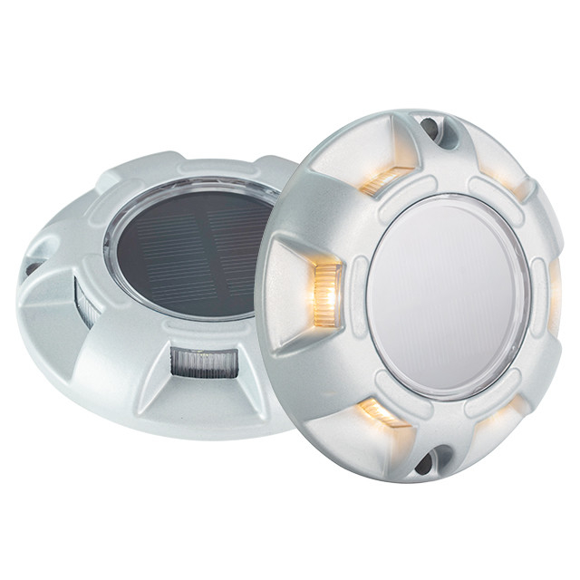 Avvertimento esterno LED Lampade solare per via d'ingresso 165g per marciapiede Giardino Sentiero Cortile Lampade a gradino solari