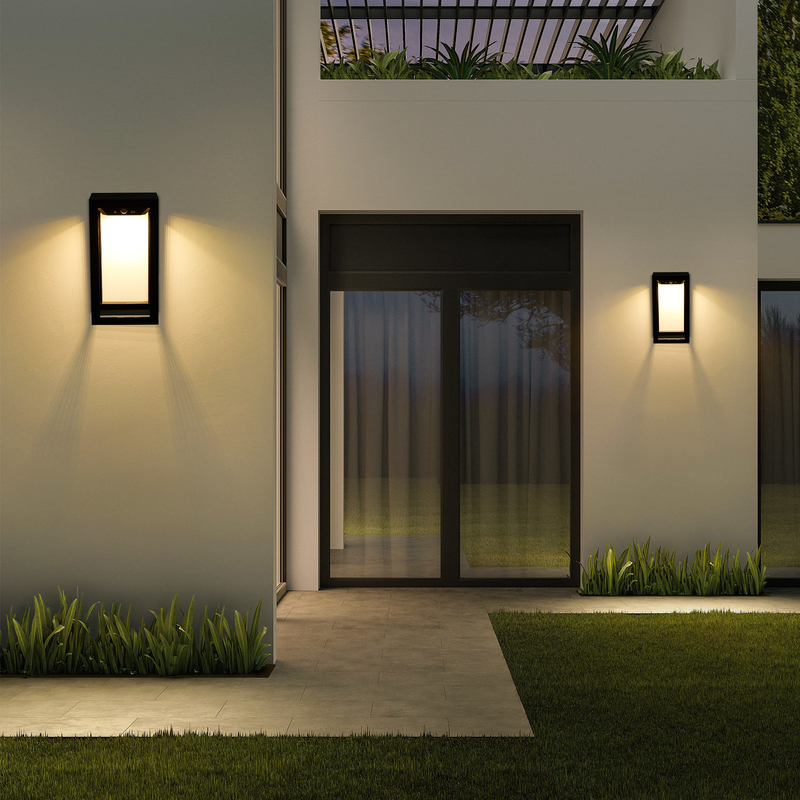 3.7V/2200MA Batteria LED a energia solare per giardino e cancello esterno