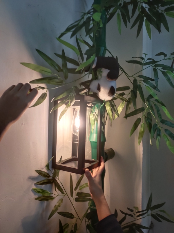 Lampada per corridoio per giardino per patio
