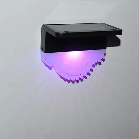 Lampade da giardino a LED a energia solare con modalità di lampeggiamento e sbiadimento costanti pannello di silicio monocristallino