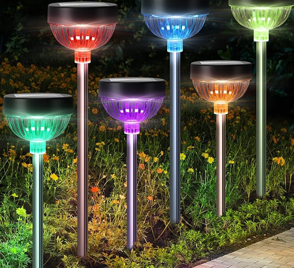 IP65 impermeabile ABS PC LED luci di giardino solare con 100LM intensità luminosa / 600mAh capacità della batteria