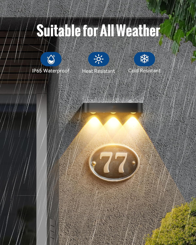 Lampade solari a LED ecologiche per decorazioni esterne con 8 lampade solari impermeabili