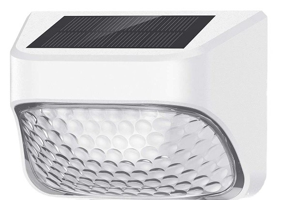 100g Solar Fence Light Nero ABS PMMA Caldo Bianco RGB 20Lumens Impermeabile IP65 4,5 ore di ricarica