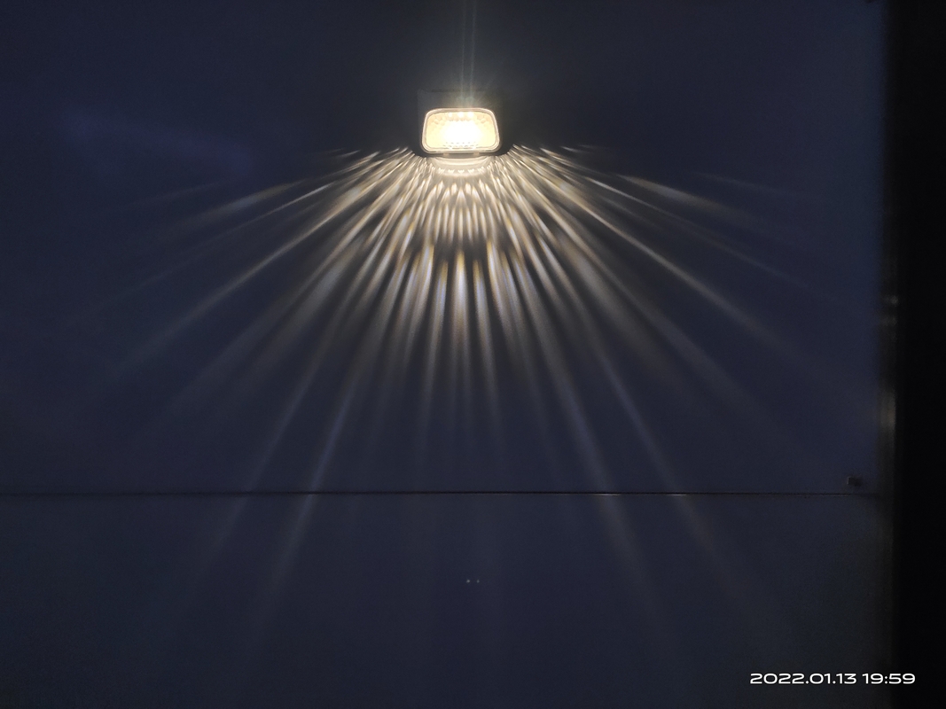 20 Lumens Decorazione Righe Solare Luce impermeabile IP65 Con batteria al silicio monocristallino
