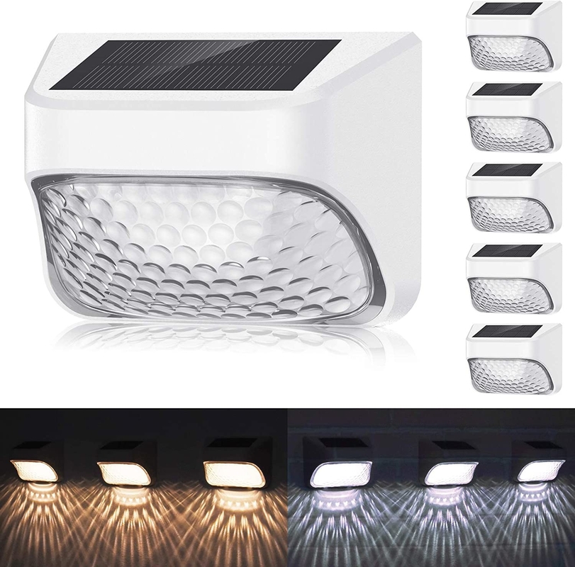 IP65 resistente all'acqua luce di recinzione solare con colore luminoso RGB bianco caldo