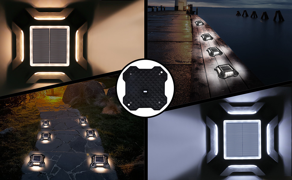 Percorso esterno impermeabile Percorso solare luci di ponte LED luce sotterranea per Garden Street