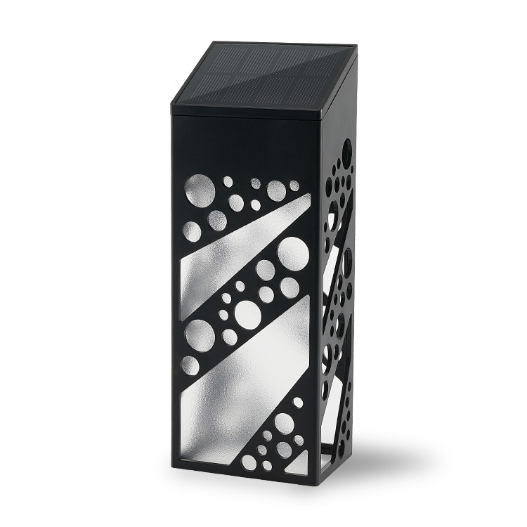 IP 68 Acque resistenti a luce solare a LED Lampade di terrazza per esterni Decorative Lampade di terrazza solare per cortile