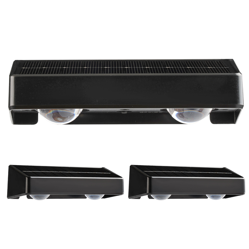 Monocristallino Silicio luce solare per parete con LED RGB ABA PC Shell IP65 livello impermeabile
