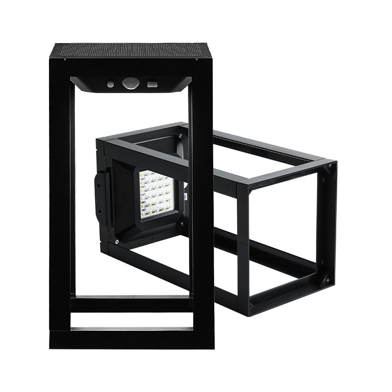 Sensore di movimento esterna luce solare per pareti lampada solare da giardino per patio