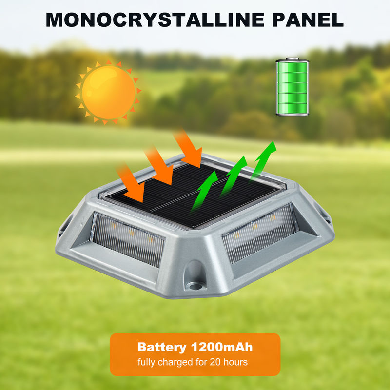 Lampade solari in alluminio in alluminio Set 20 lumens LED Pacco di illuminazione bianco caldo/bianco freddo