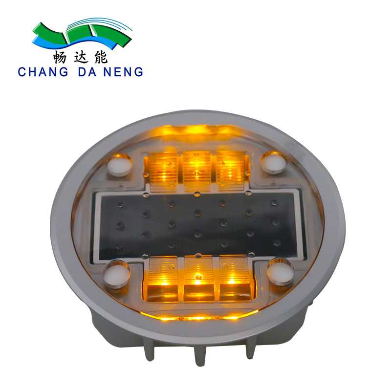 Avvertenza di traffico Sicurezza di percorso di segnalamento luce di alluminio occhio gatto energia solare luce stradale