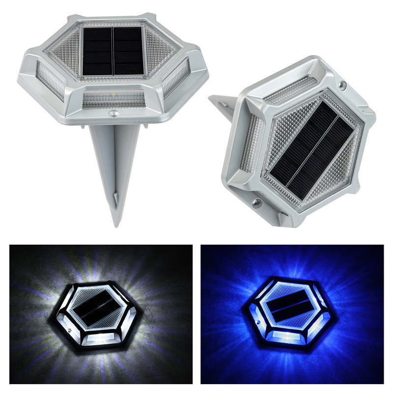 Luce a LED solare per facile installazione a vite 20 lumens Luminosità Fonte di luce bianca fredda