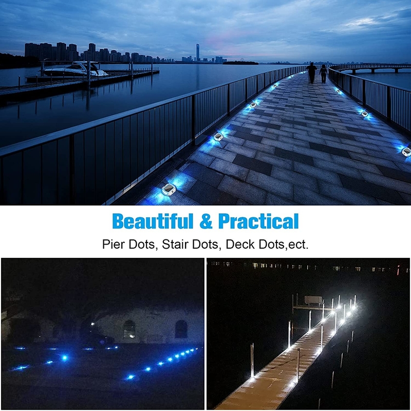 IP68 resistente all'acqua luce solare a led vendita calda kit Mazon con 4 luci 2V fonte di energia solare 140g peso