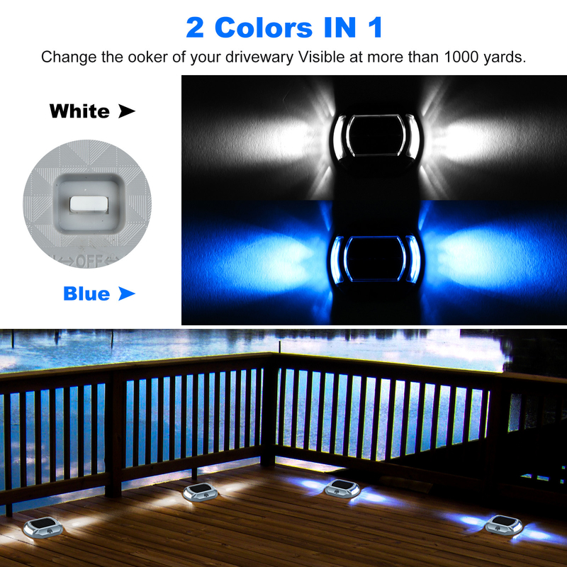 IP68 resistente all'acqua luce solare a led vendita calda kit Mazon con 4 luci 2V fonte di energia solare 140g peso