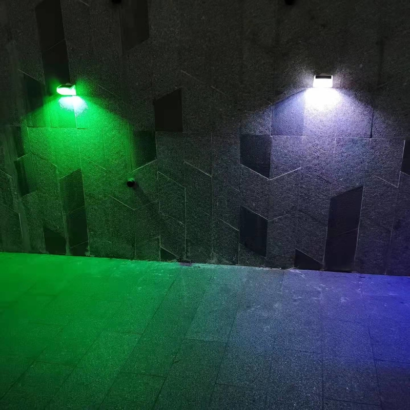 Lumiere solare a LED con ABA PC Shell RGB Respiration Mode per illuminazione esterna