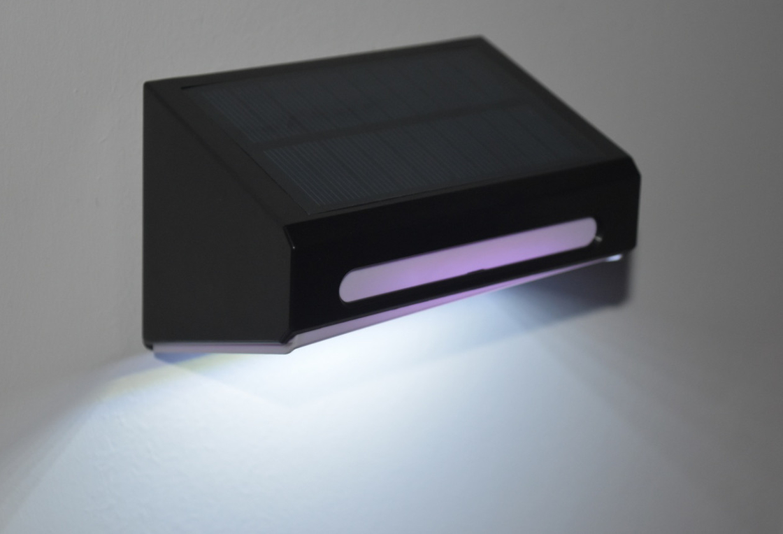 Lumiere solare a LED con ABA PC Shell RGB Respiration Mode per illuminazione esterna