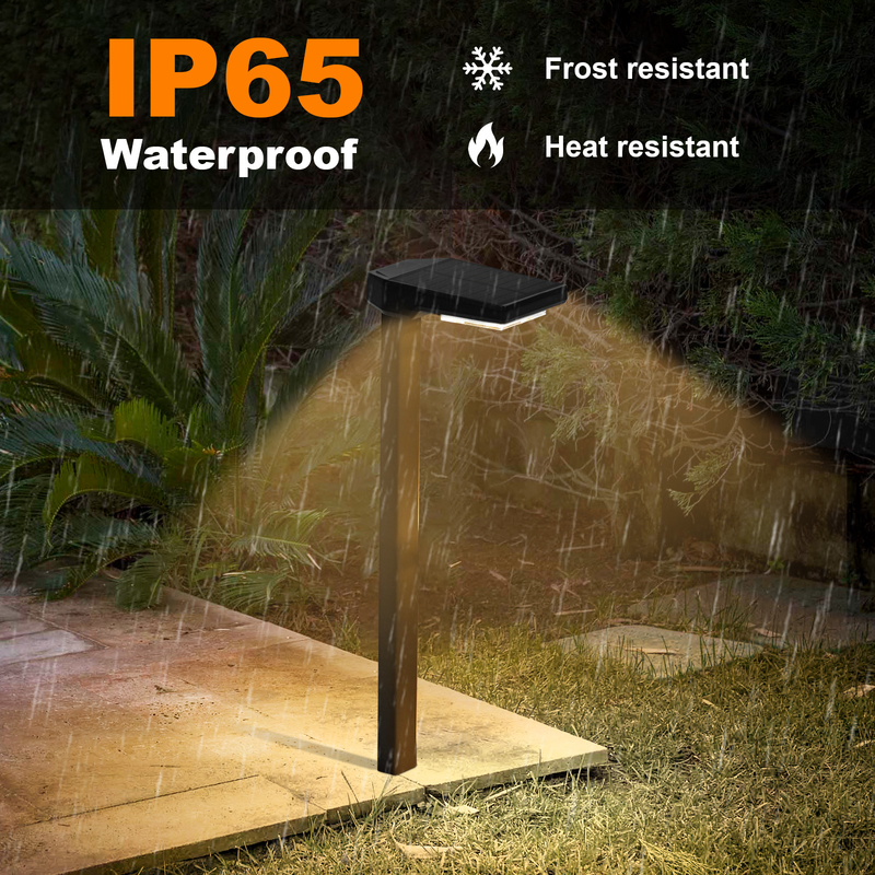 Monocristalline Silicio Solar Stake Light con IP65 tasso impermeabile e 2 Pcs LED Beads
