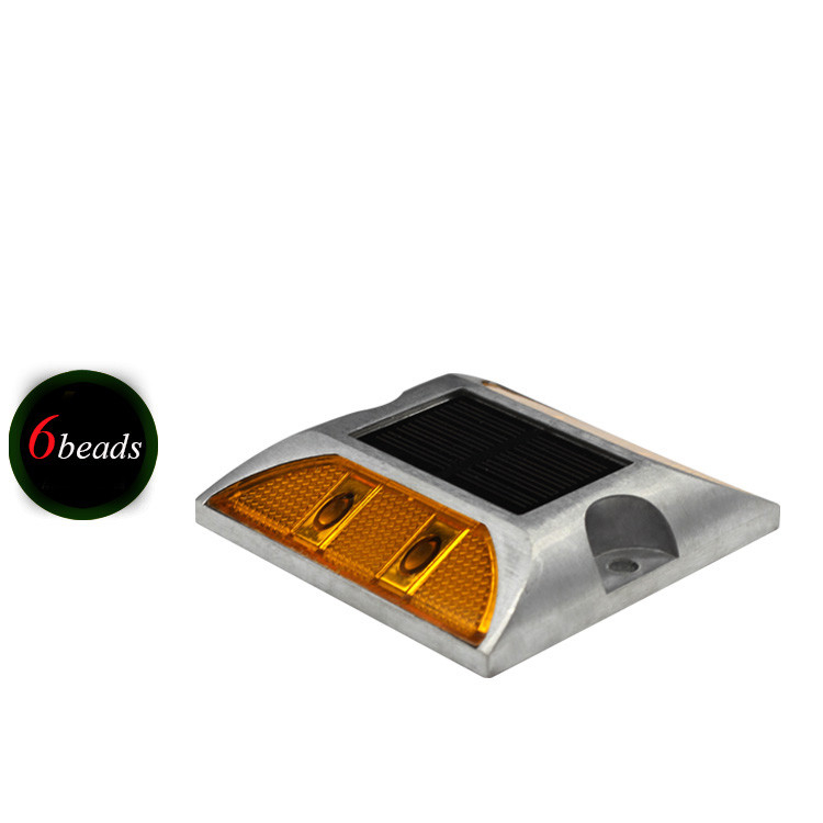 Lampada LED solare lampeggiante a luce riflettente