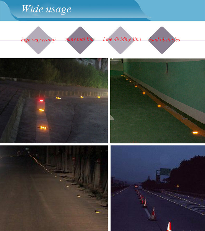 Lampada LED solare lampeggiante a luce riflettente