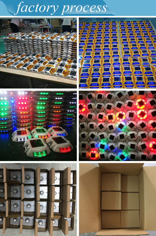 Lampada LED solare lampeggiante a luce riflettente