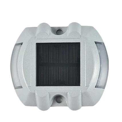 Marcatore stradale incorporato alimentato a energia solare con 6 luci a LED