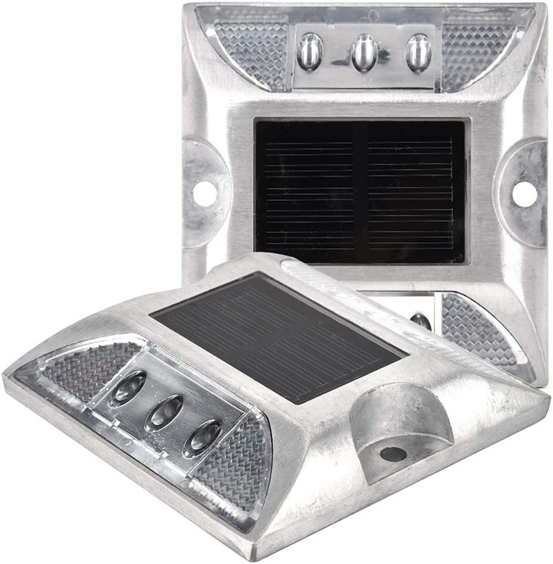 Stagno stradale solare con 103*106*24mm Dimensione e LED Riflettente avvertimento del traffico luce 330g