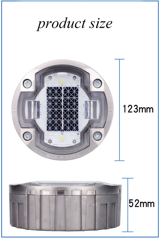 Stagno a LED solare alimentato da batterie Ni-Mh per una visibilità e prestazioni stradali ottimali