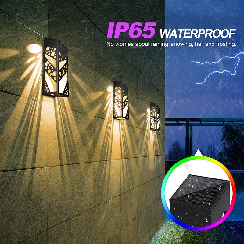 150g luci da giardino a energia solare migliorano il vostro spazio esterno con una bella decorazione di illuminazione per recinzione Darden