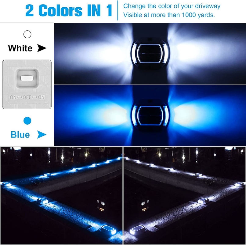 Luce di copertura solare in alluminio PC per una facile installazione in bianco caldo