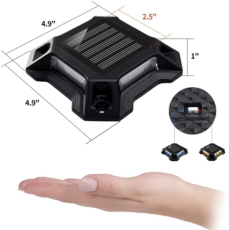 Bule/Cold White Solar Led Light alimentato da batteria Ni-Mh da 1,2 V/600 MAH