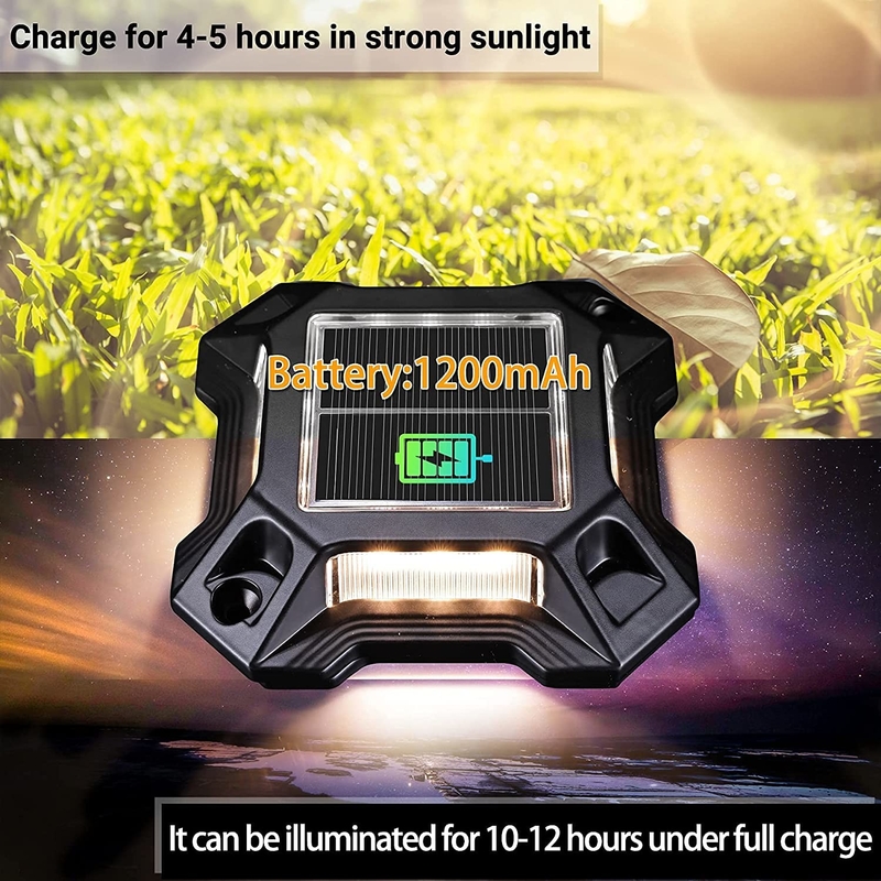 Bule/Cold White Solar Led Light alimentato da batteria Ni-Mh da 1,2 V/600 MAH