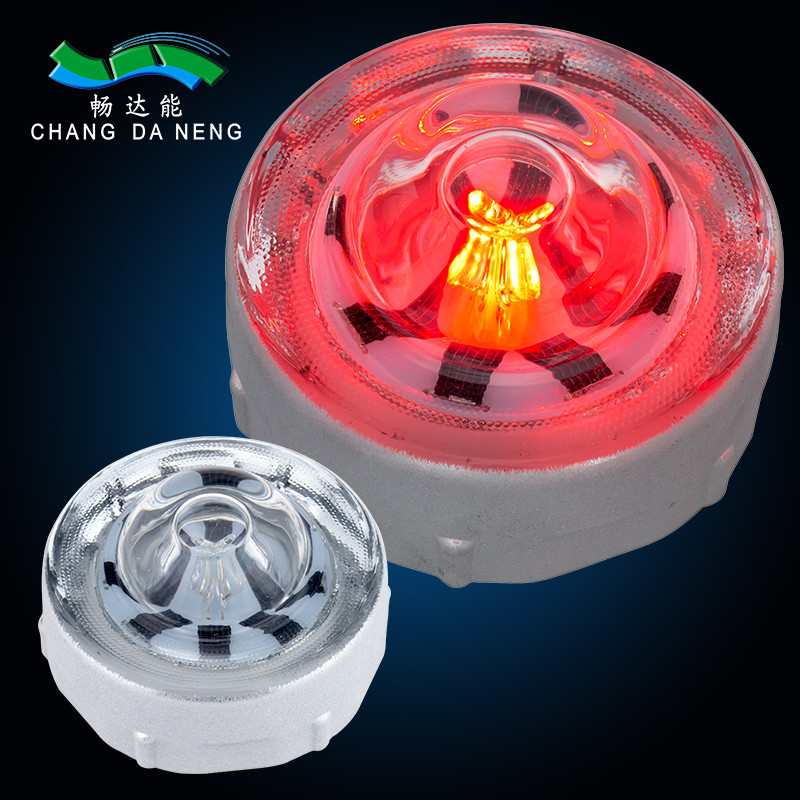 360 gradi vetro temperato Road Studs alimentato da energia solare LED Road Stud Roadway Avvertimento Pavimentazione Road Stud