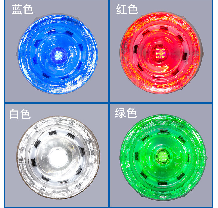 360 gradi vetro temperato Road Studs alimentato da energia solare LED Road Stud Roadway Avvertimento Pavimentazione Road Stud