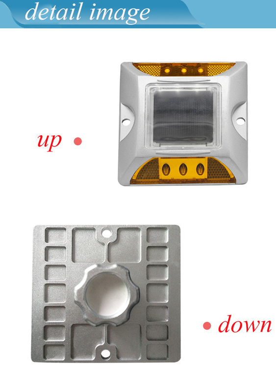 PBW Aluminum Solar Road Stud LED Reflector Solar Road per avvertimento di sicurezza
