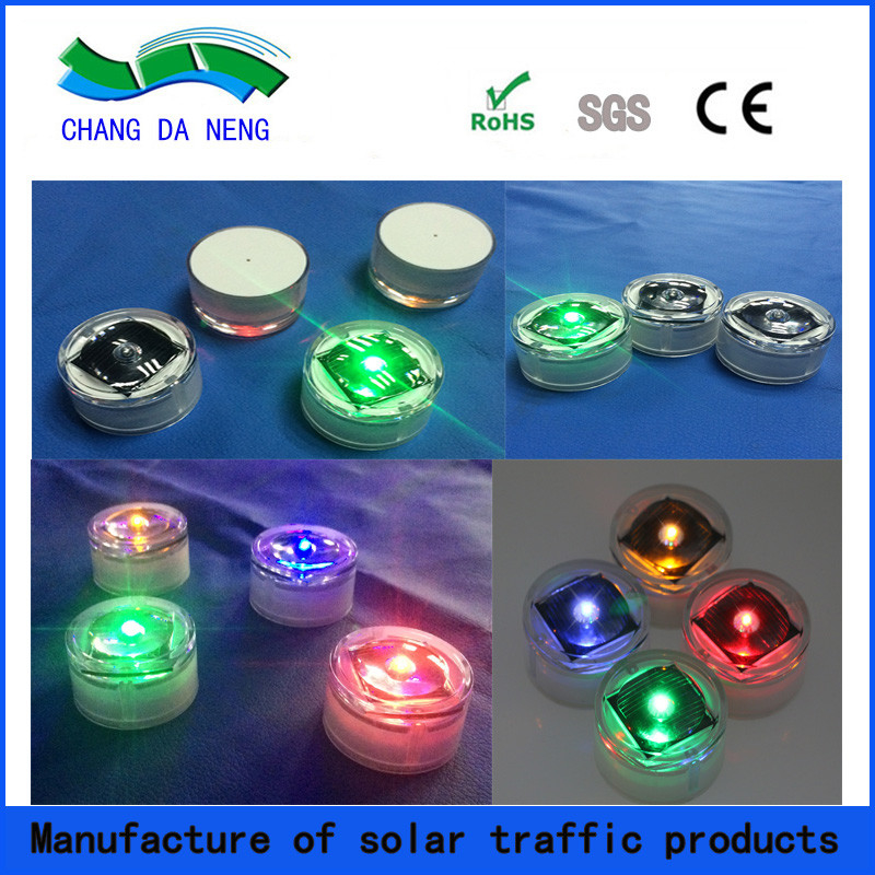 Aluminio sotterraneo per strade solari Rondo Incorporato LED Light Beacon Marcatori stradali