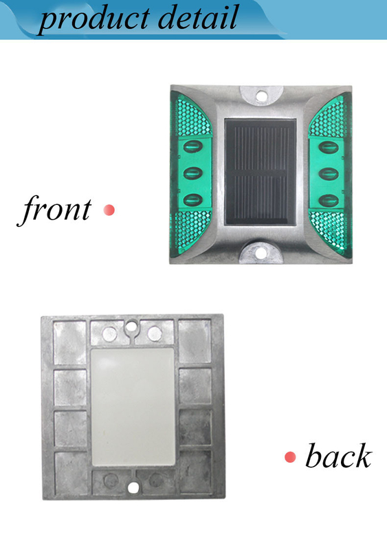 Cat Eye Aluminum Traffico solare Riflettente Strobe Light IP68 Autostrada Multi Colore Solar Road Stud
